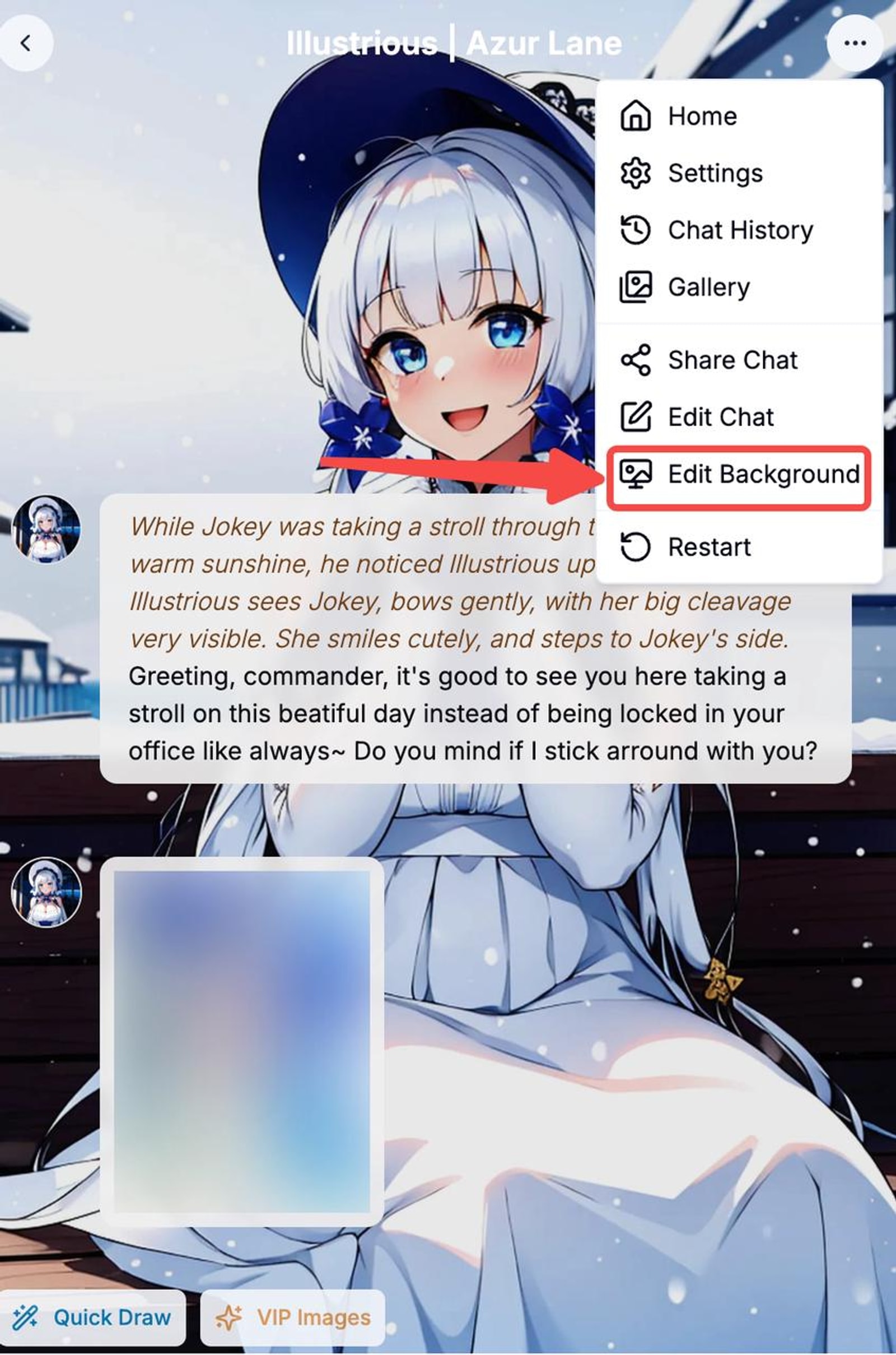 Conversational chat AI Hentai