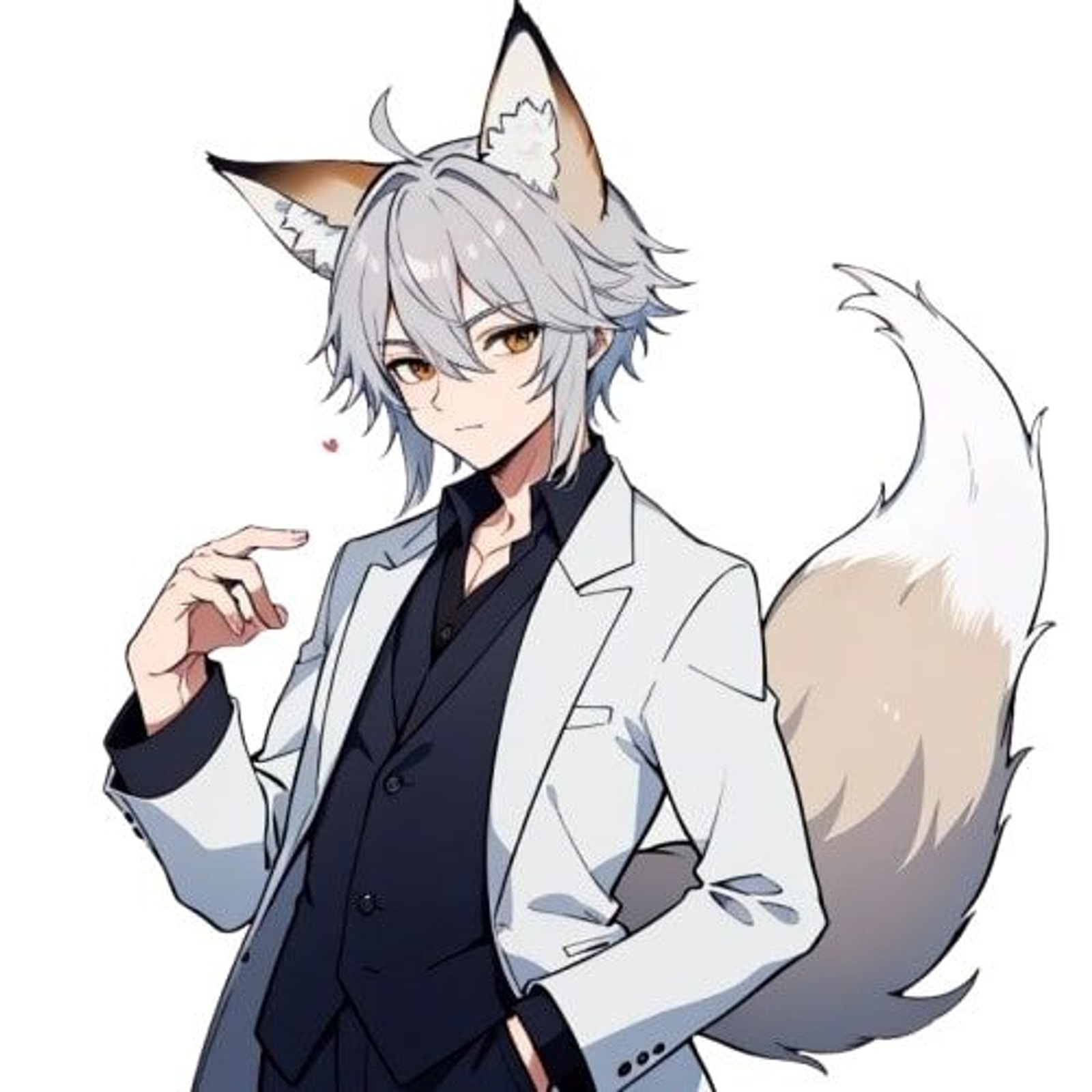 anime furry fox man 